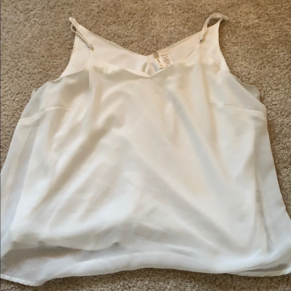 Summer silky tank top